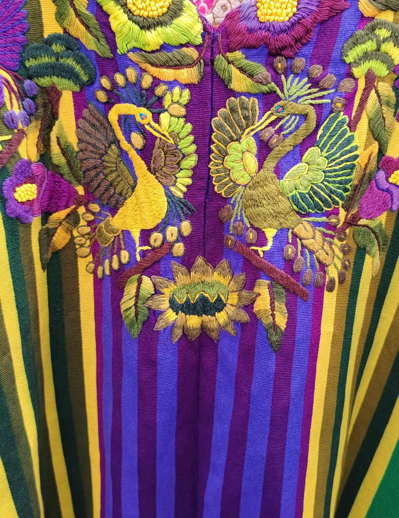 Green and Purple Santiago Huipil #9-129