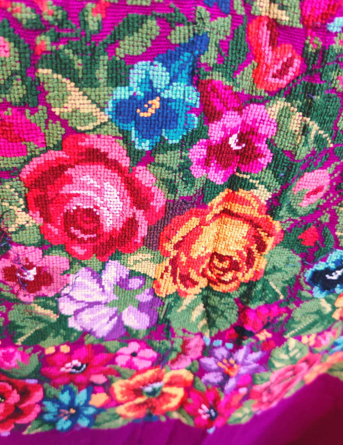 Hot Pink Comalapa Huipil #9-218