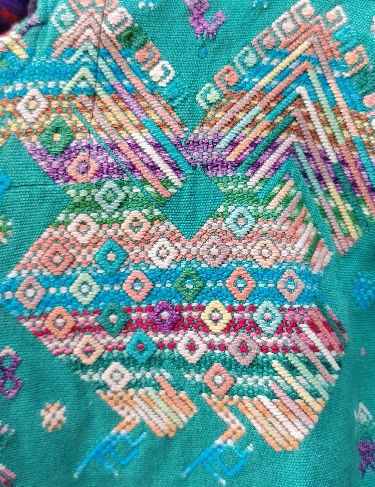 Turquoise Nahualá Huipil #9-227