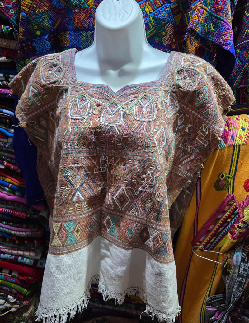 Soft Brown Nebaj Huipil #9-238