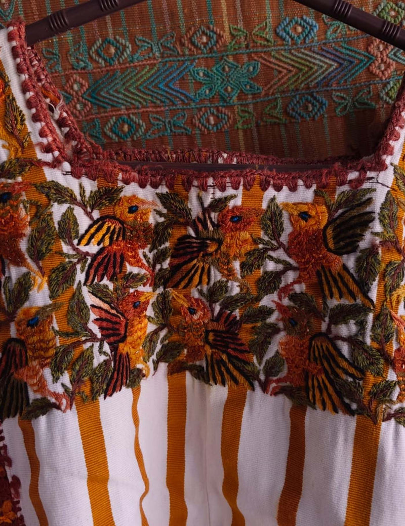 Brown birds Santiago Huipil #9-289