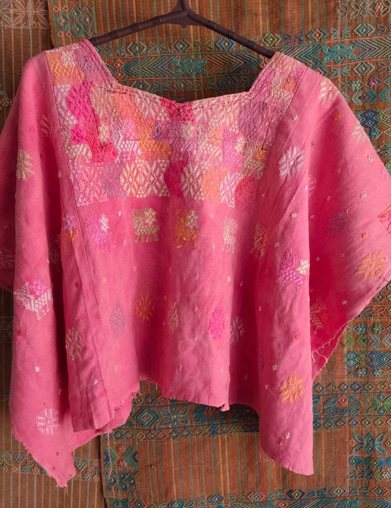 Pretty Pink Cobán Huipil #9-291