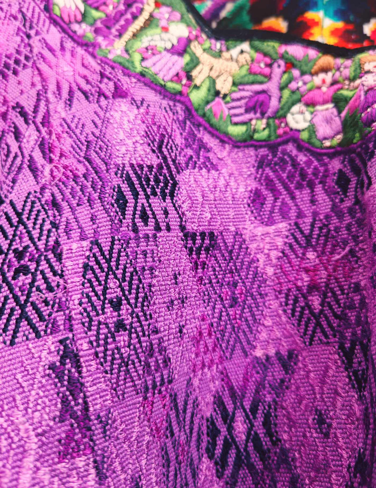 Purple Cobán Huipil #9-300