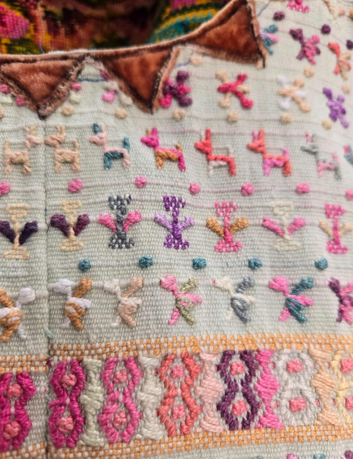 Ivory and Pink San Lucas Tolimán Huipil #9-311