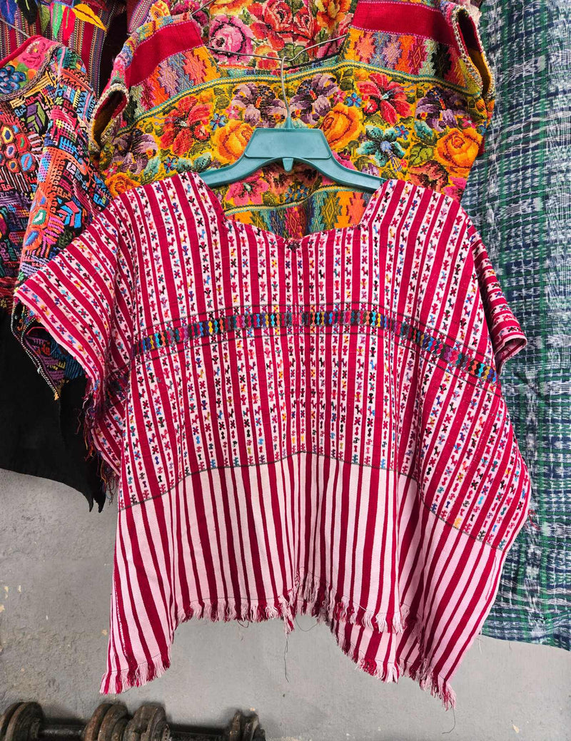 Red and White San Lucas Tolimán Huipil #9-314