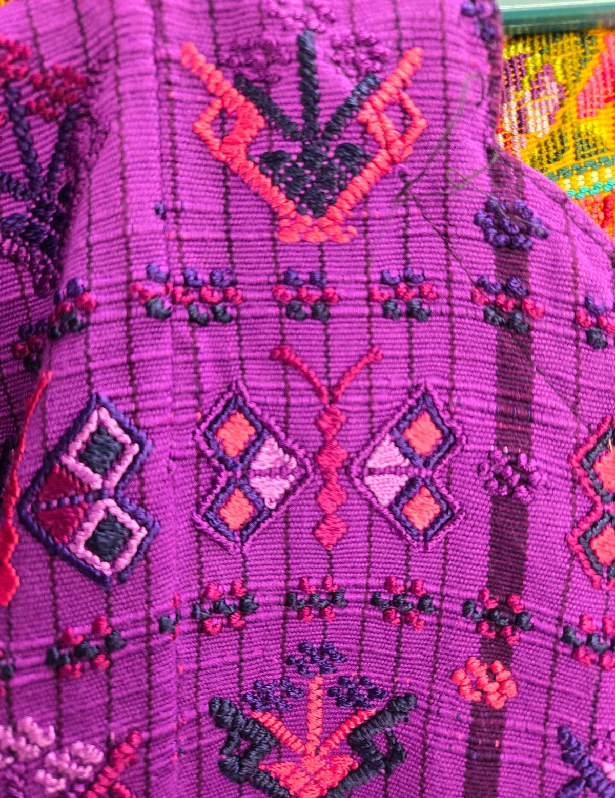 Purple Butterflies San Lucas Tolimán Huipil #9-323