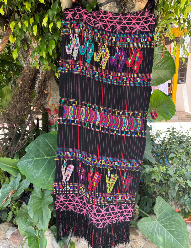 Black Striped Chajul Tzute #9-329