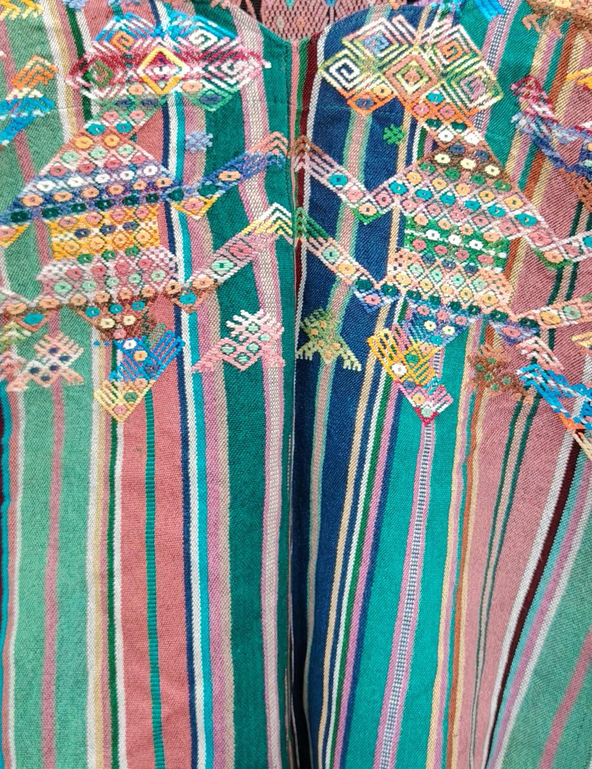 Multicolour Nahualá Huipil #9-387