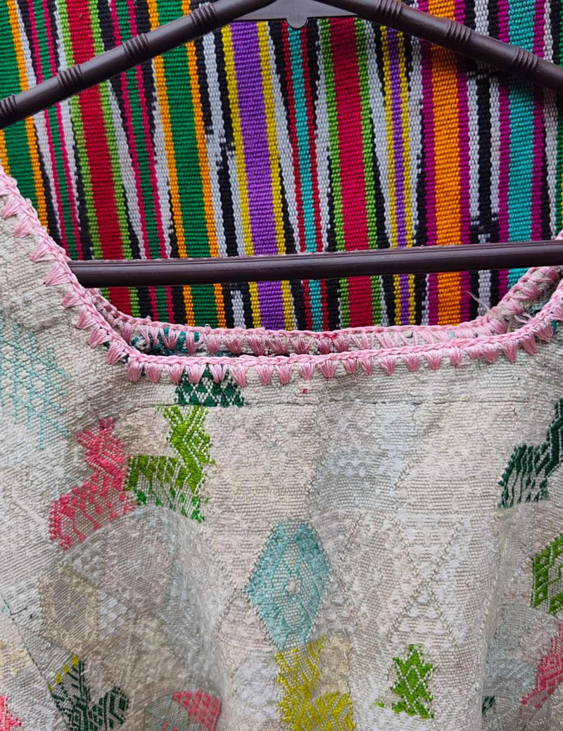 Pale Grey Cobán Huipil #9-393
