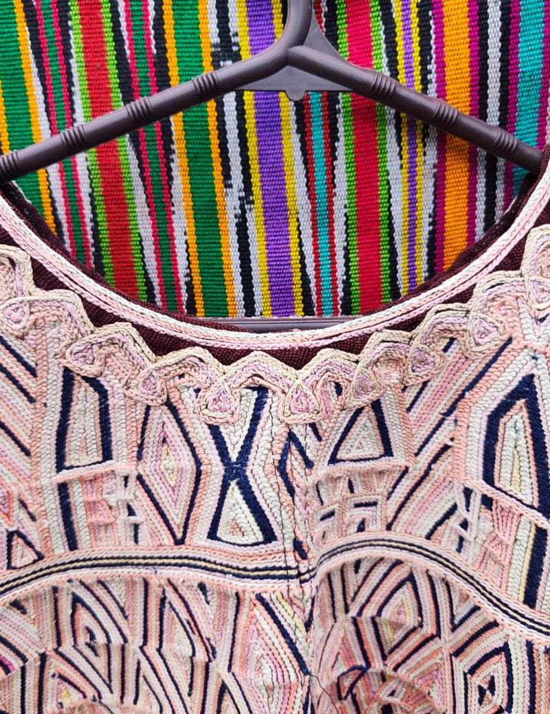 Dusty pink Nebaj Huipil #9-395