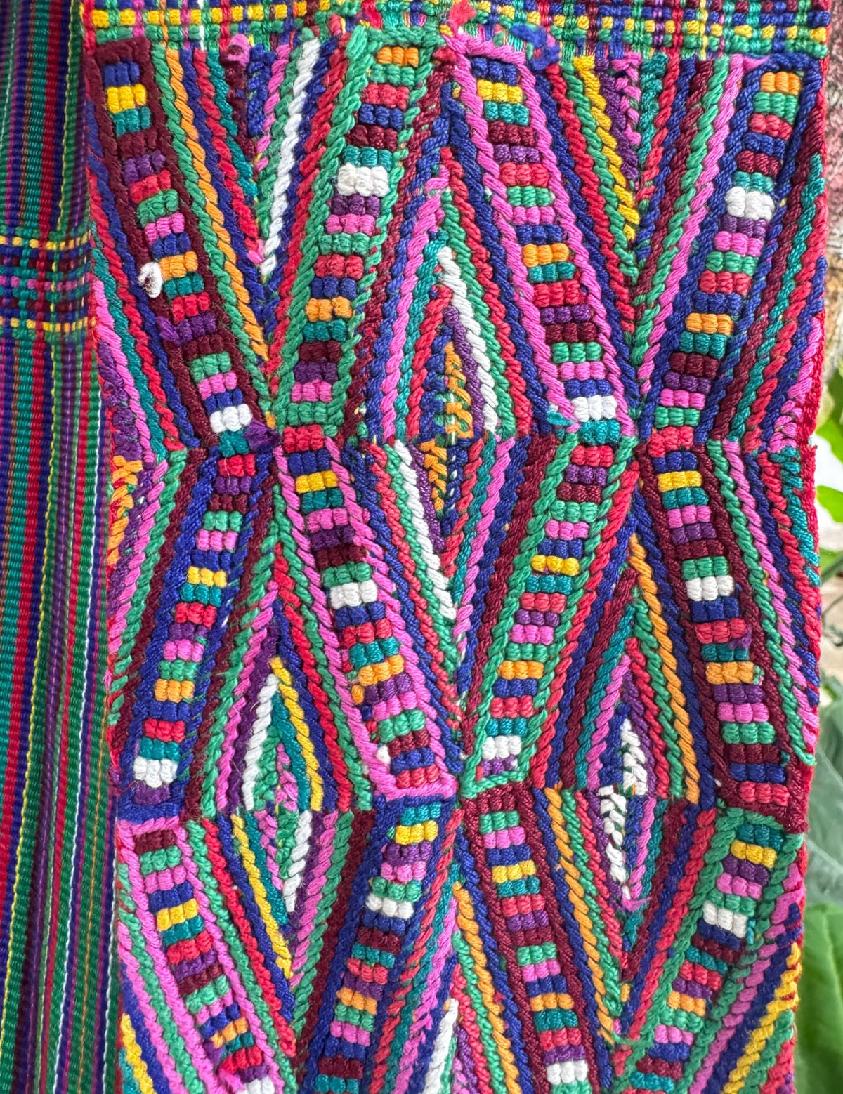 Red and Purple Nebaj Tocoyal #9-401