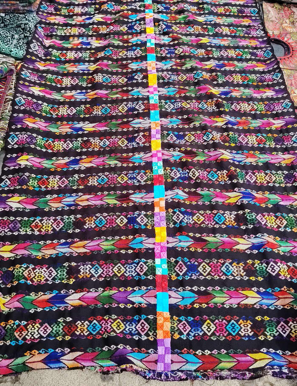 Multicoloured Geometric Zunil Corte #9-435