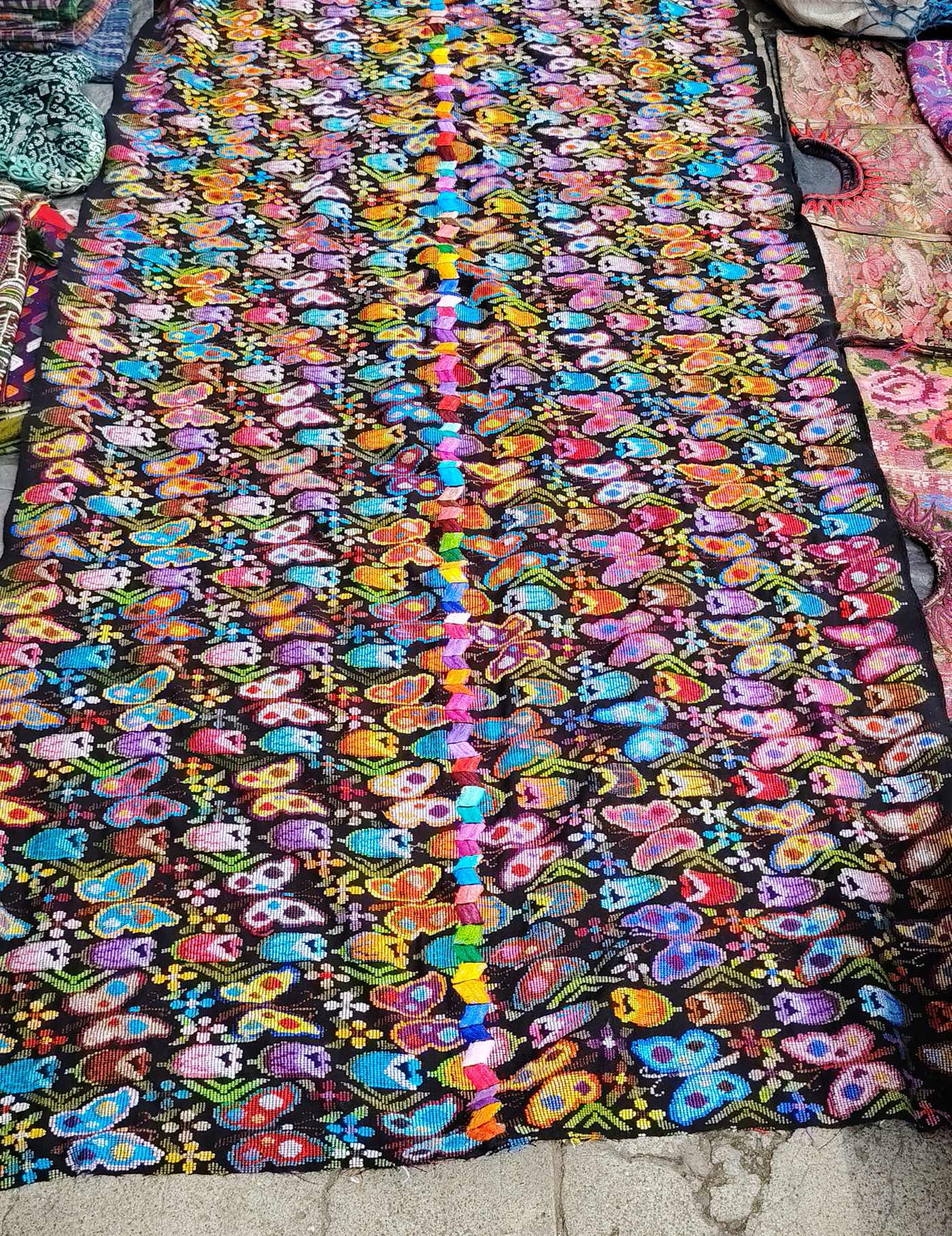 Multicoloured with Butterflies Zunil Corte #9-436