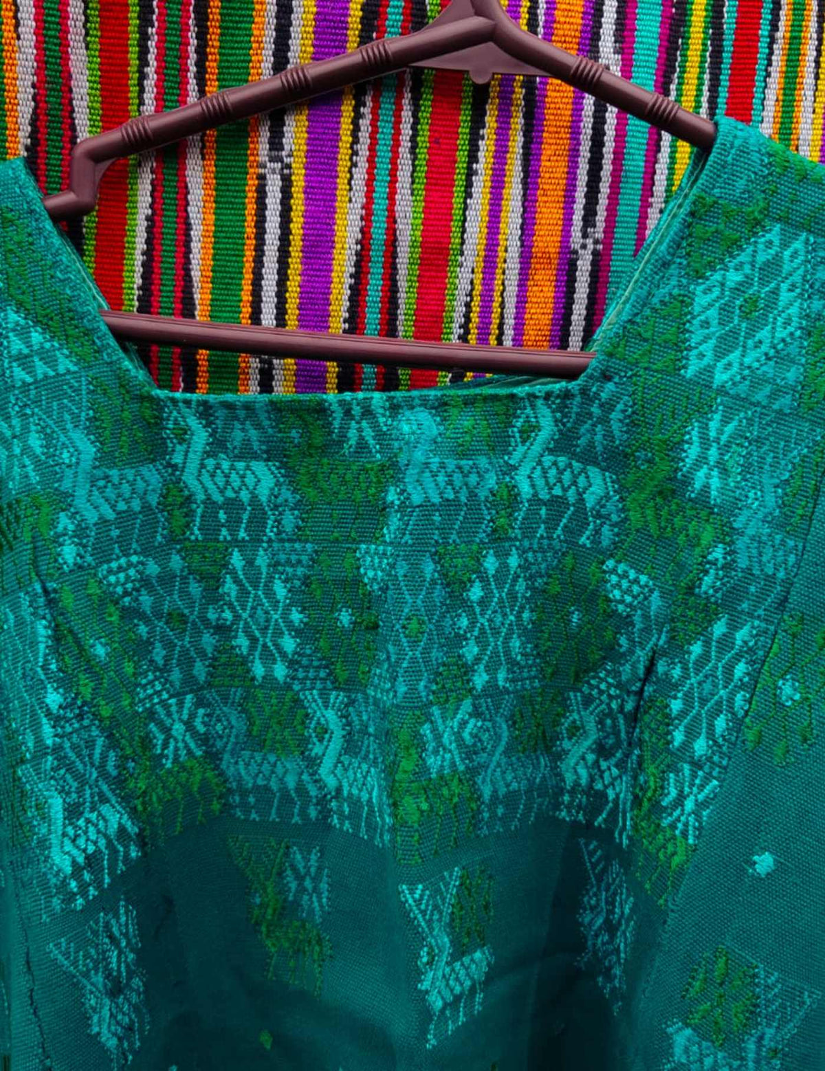 Deep Green Cobán Huipil #9-439