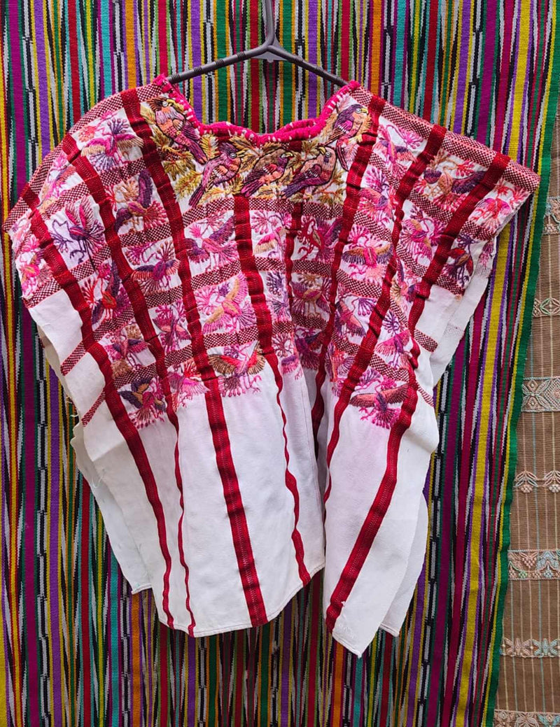 Red Birds Santiago Huipil #9-446