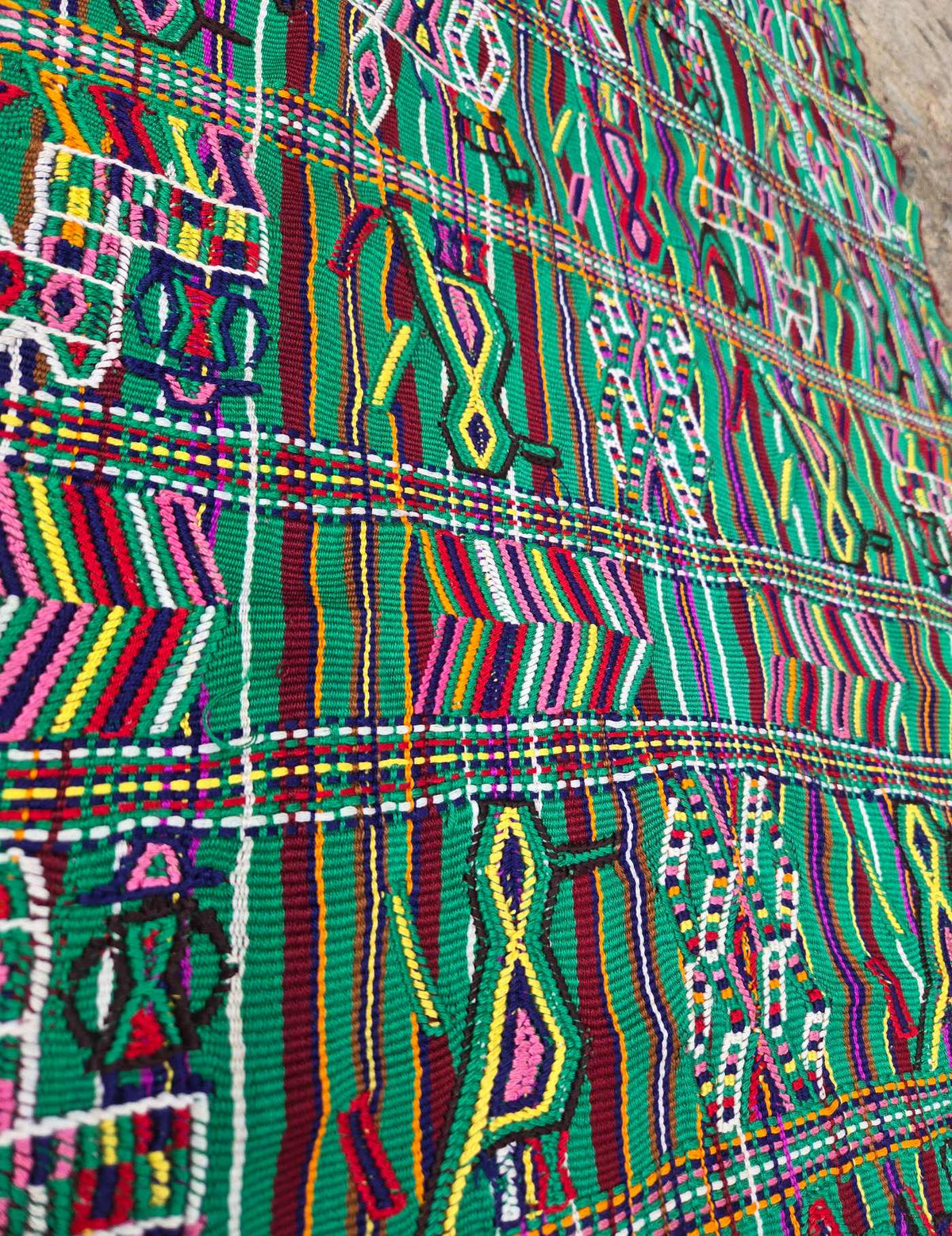 Green Nebaj Tzute #9-458