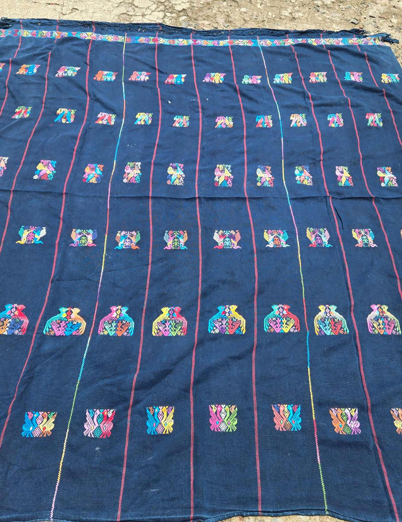 Indigo Bedspread Chile Verde Corte #9-461