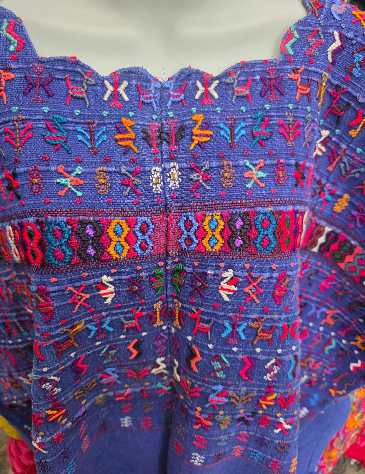 Peacock Blue San Lucas Tolimán Huipil #9-505
