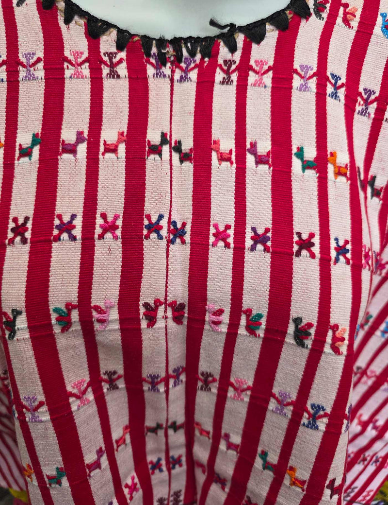 Red and White San Lucas Tolimán Huipil #9-508