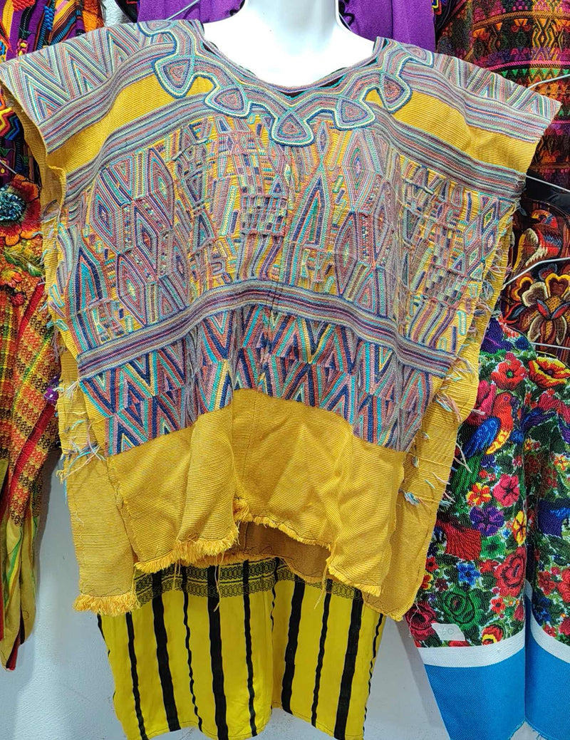 Yellow Nebaj Huipil #10-8