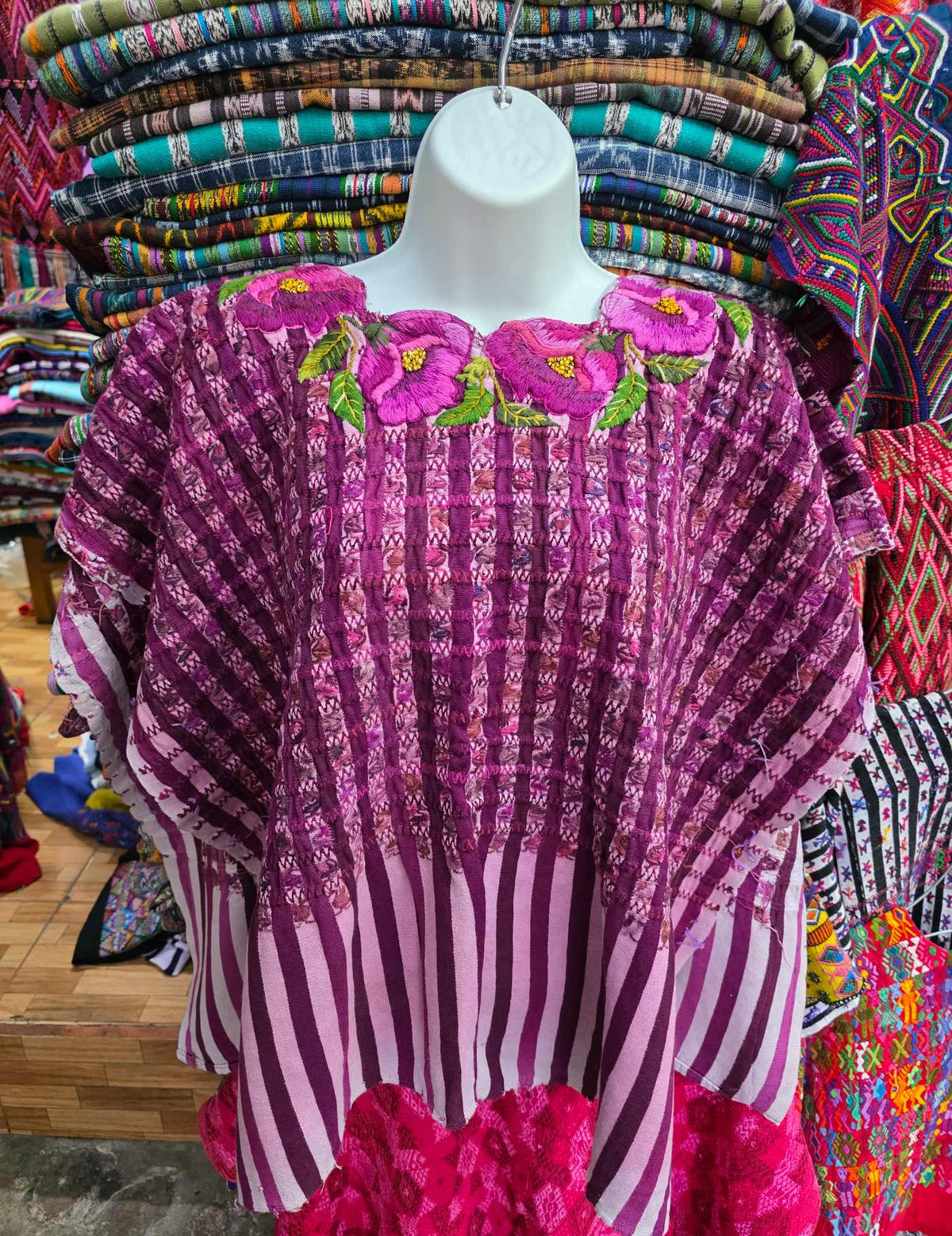 Fuchsia Santiago Huipil #10-19
