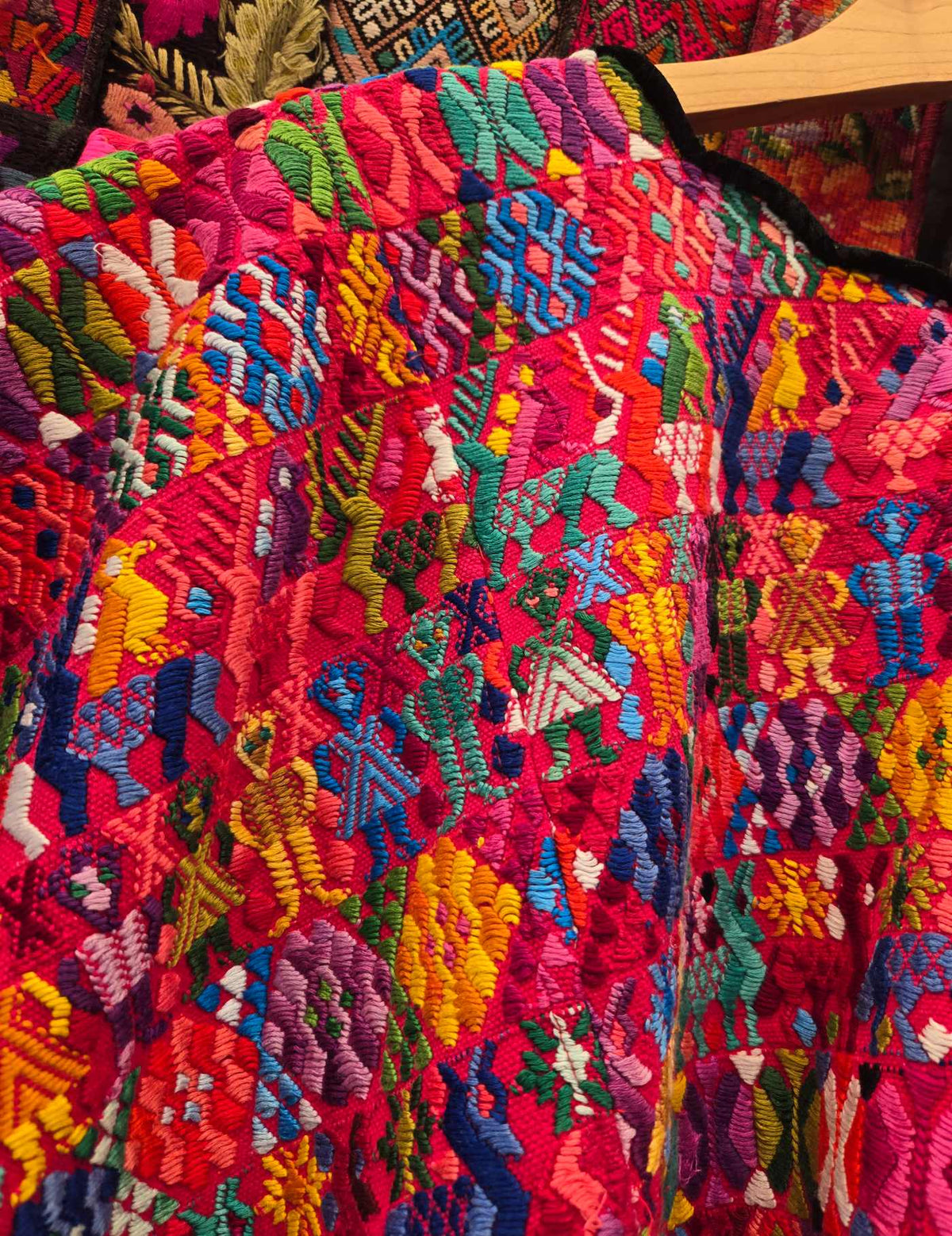 Red Cobán Huipil #10-21
