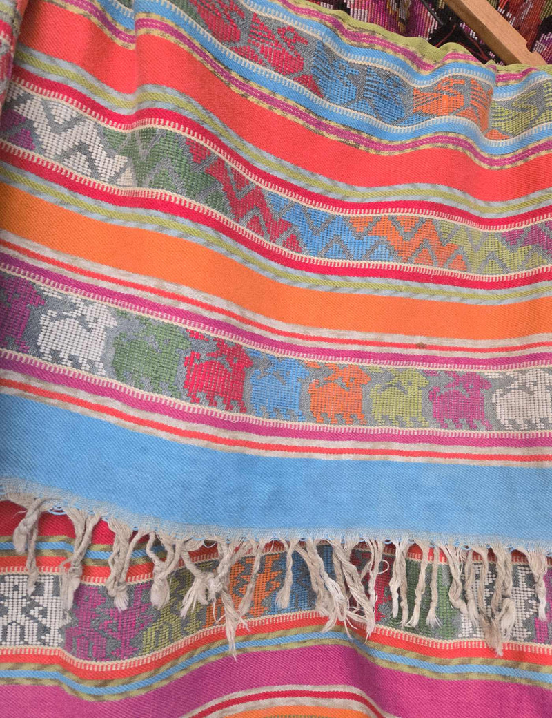 Blue and Orange Zunil Mantel #10-30