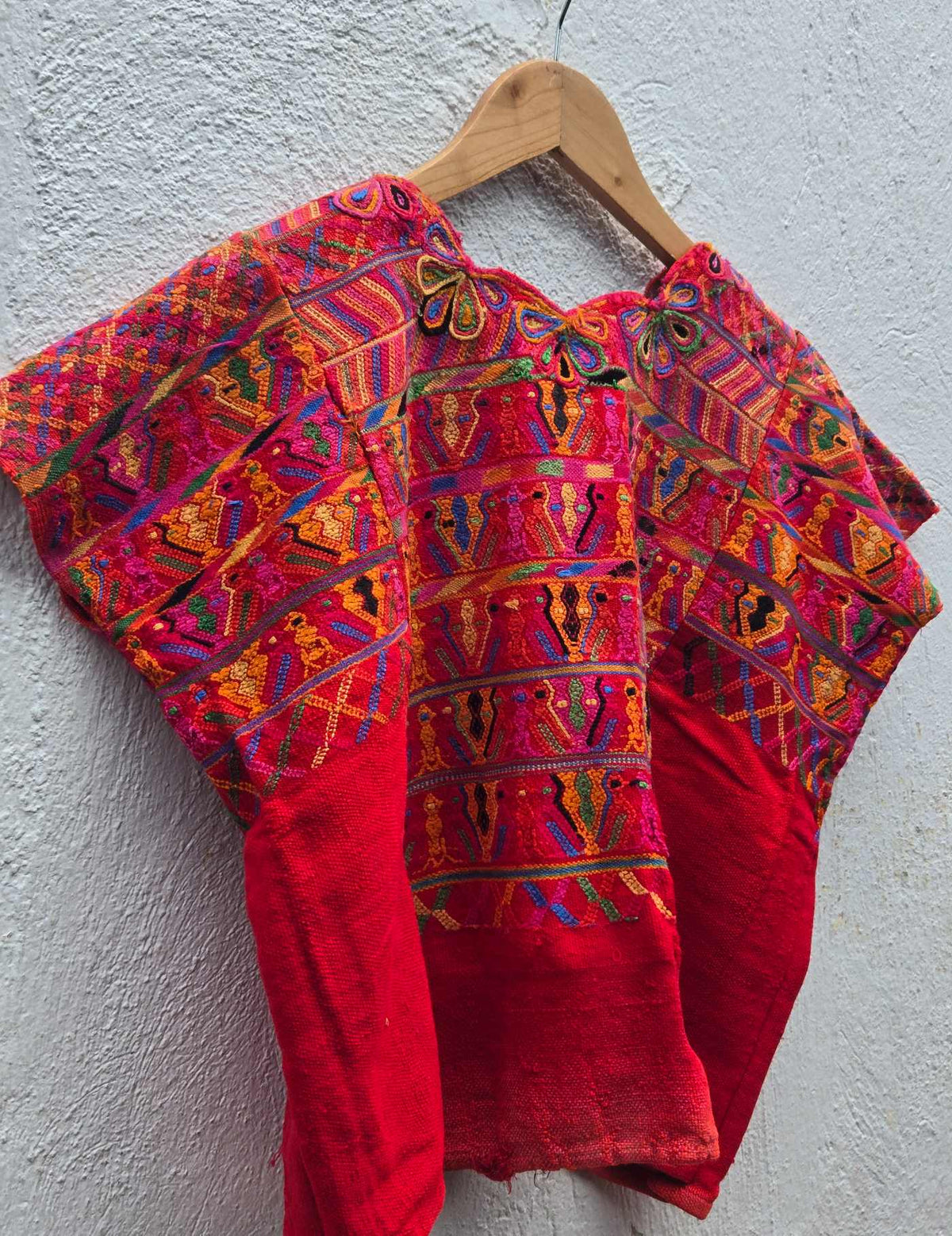 Red San Juan Cotzal Huipil #10-39