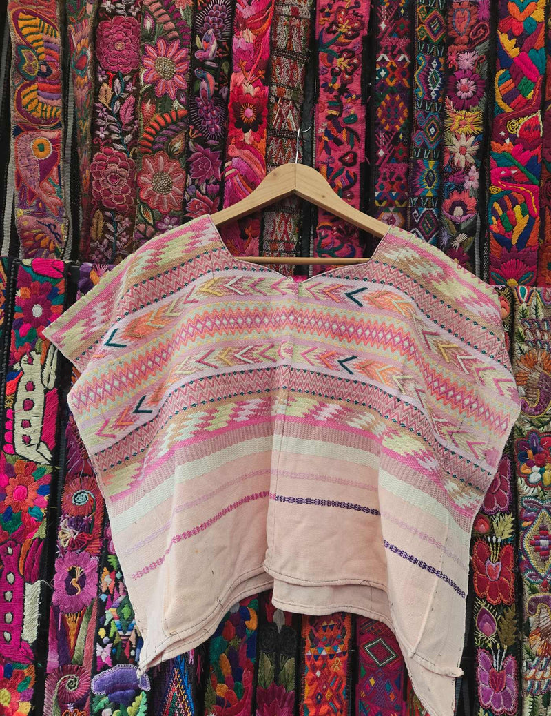 Pastel PInk Comalapa Huipil #10-67