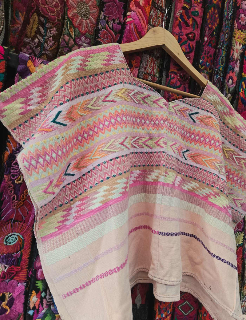 Pastel PInk Comalapa Huipil #10-67
