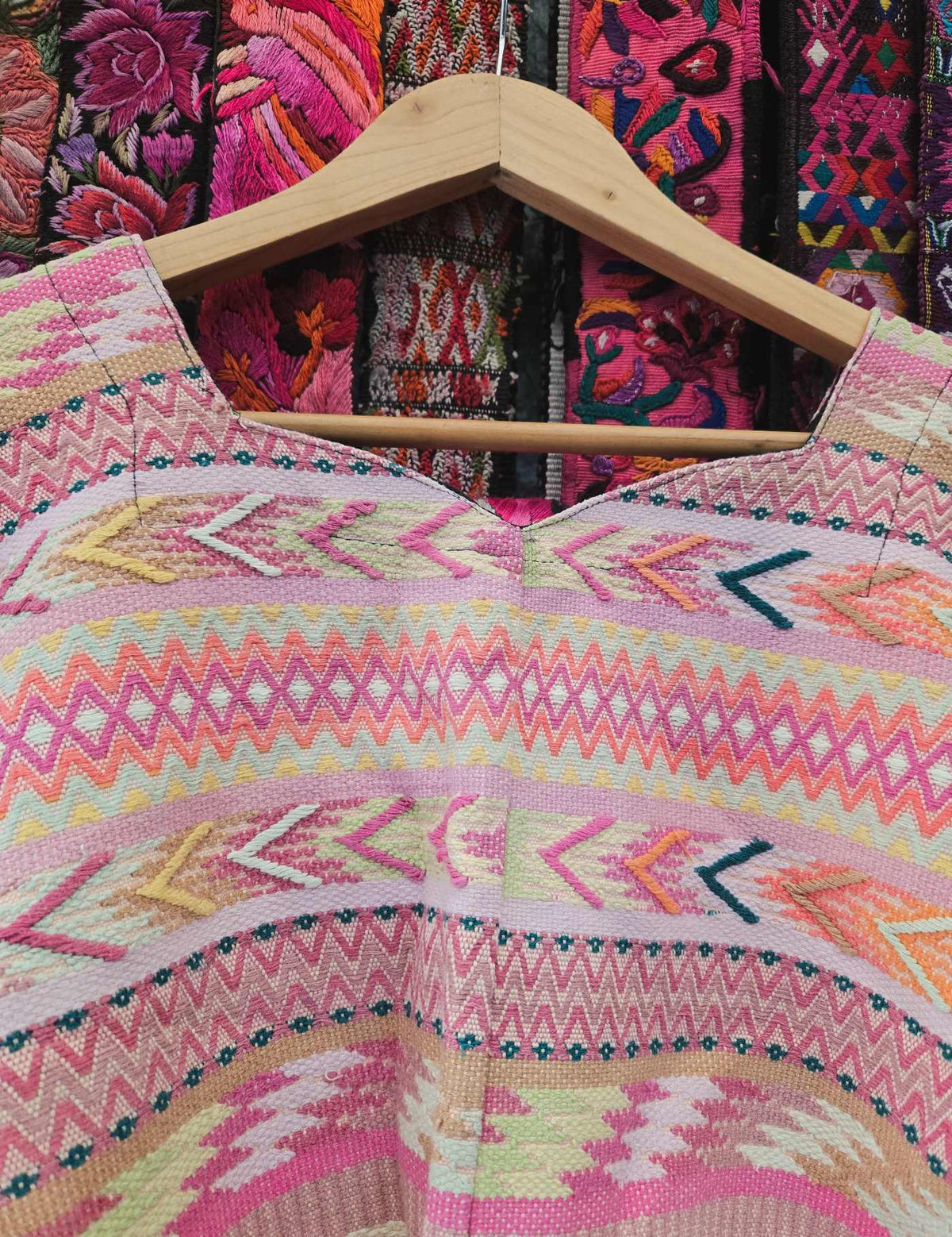 Pastel PInk Comalapa Huipil #10-67