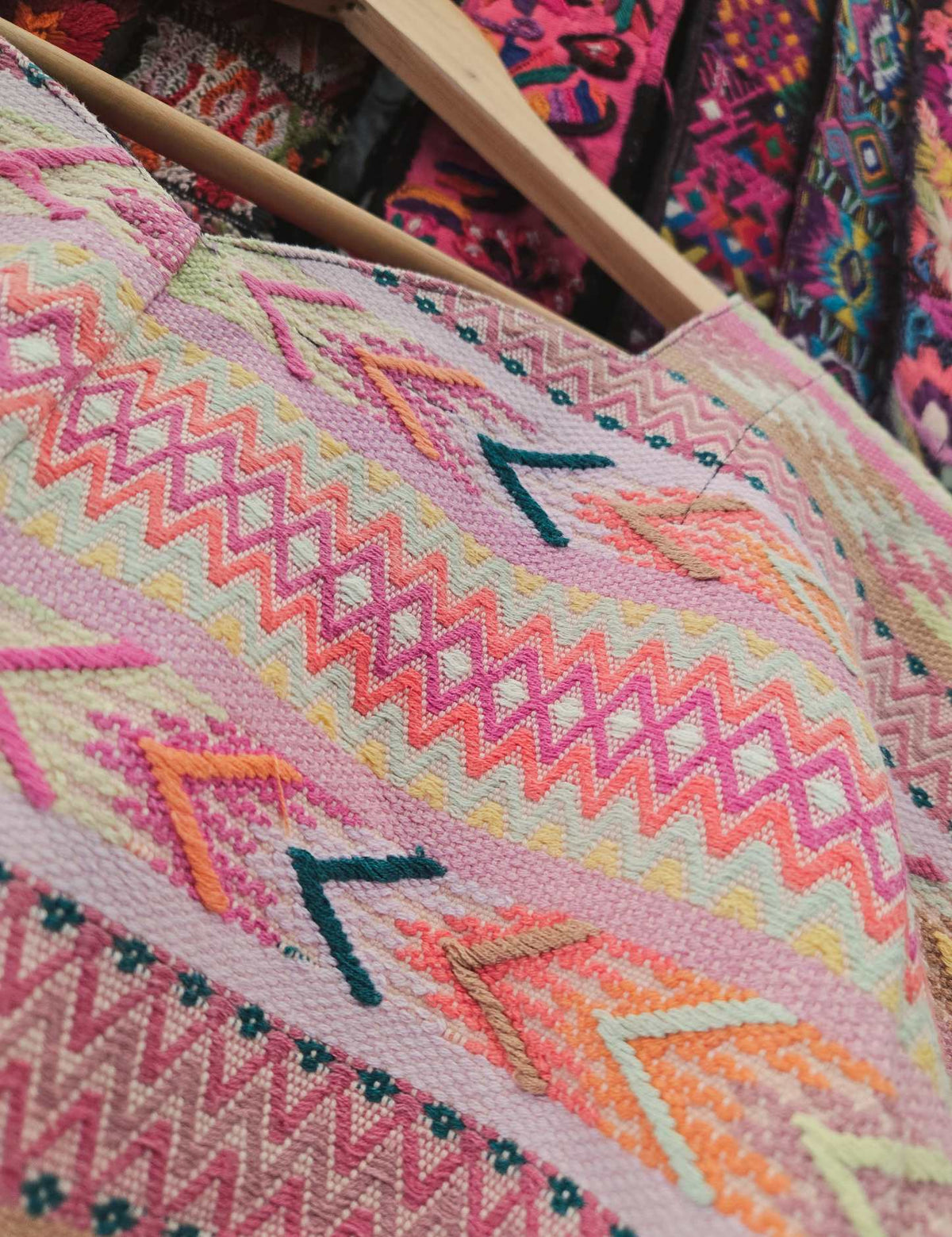 Pastel PInk Comalapa Huipil #10-67