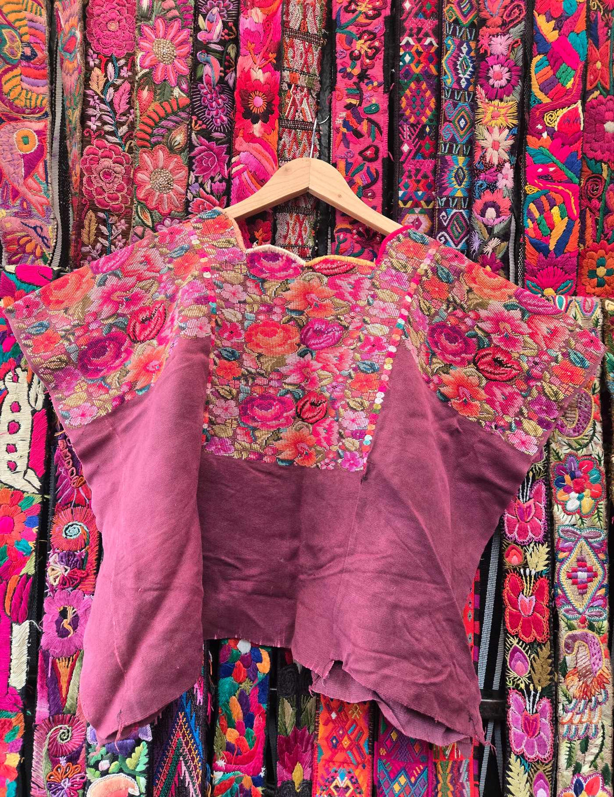50 year old Floral Chichicastenango Huipil #10-68