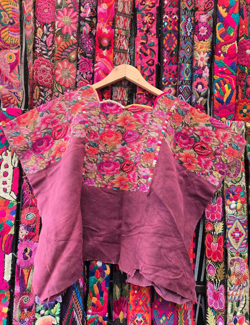 50 year old Floral Chichicastenango Huipil #10-68