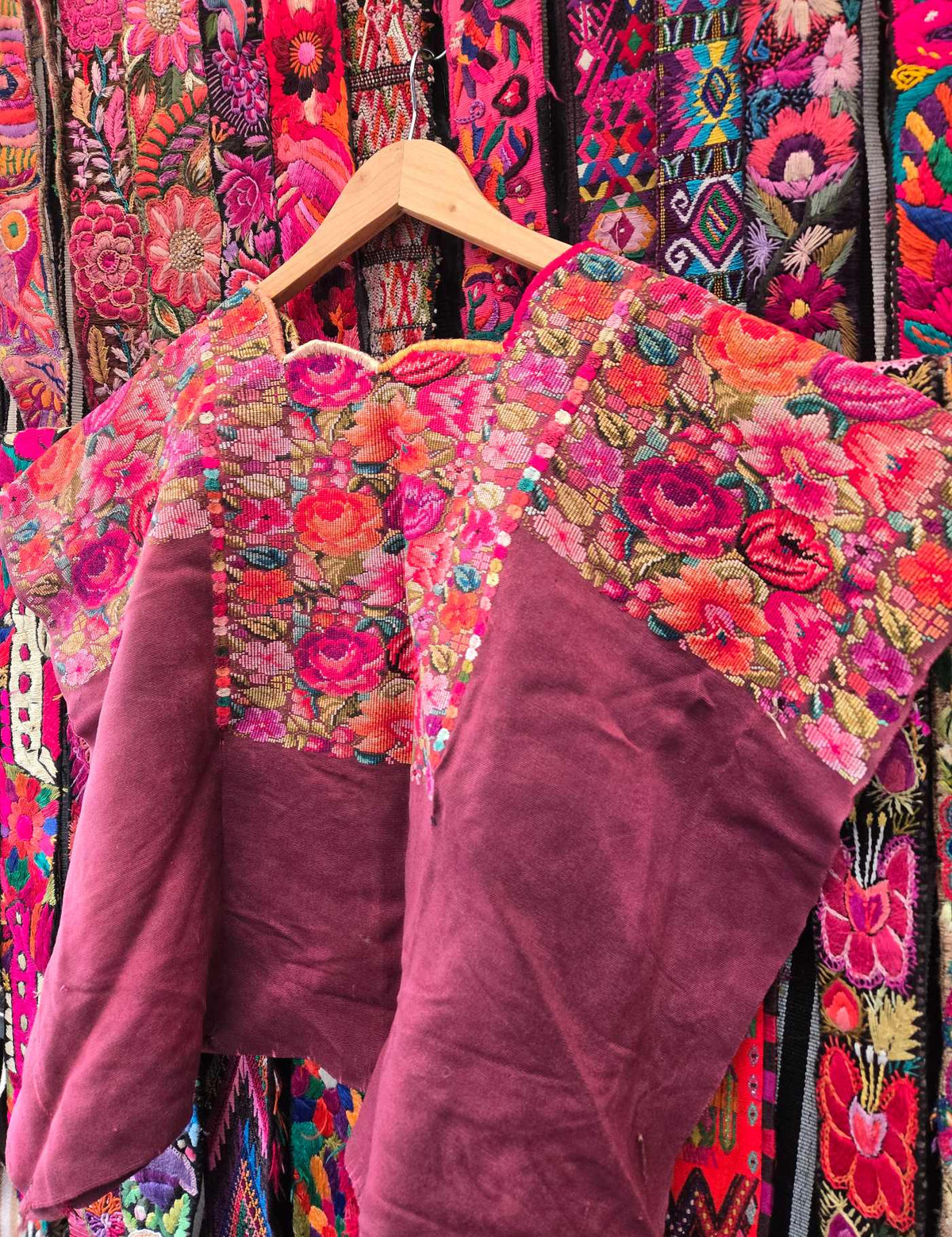 50 year old Floral Chichicastenango Huipil #10-68