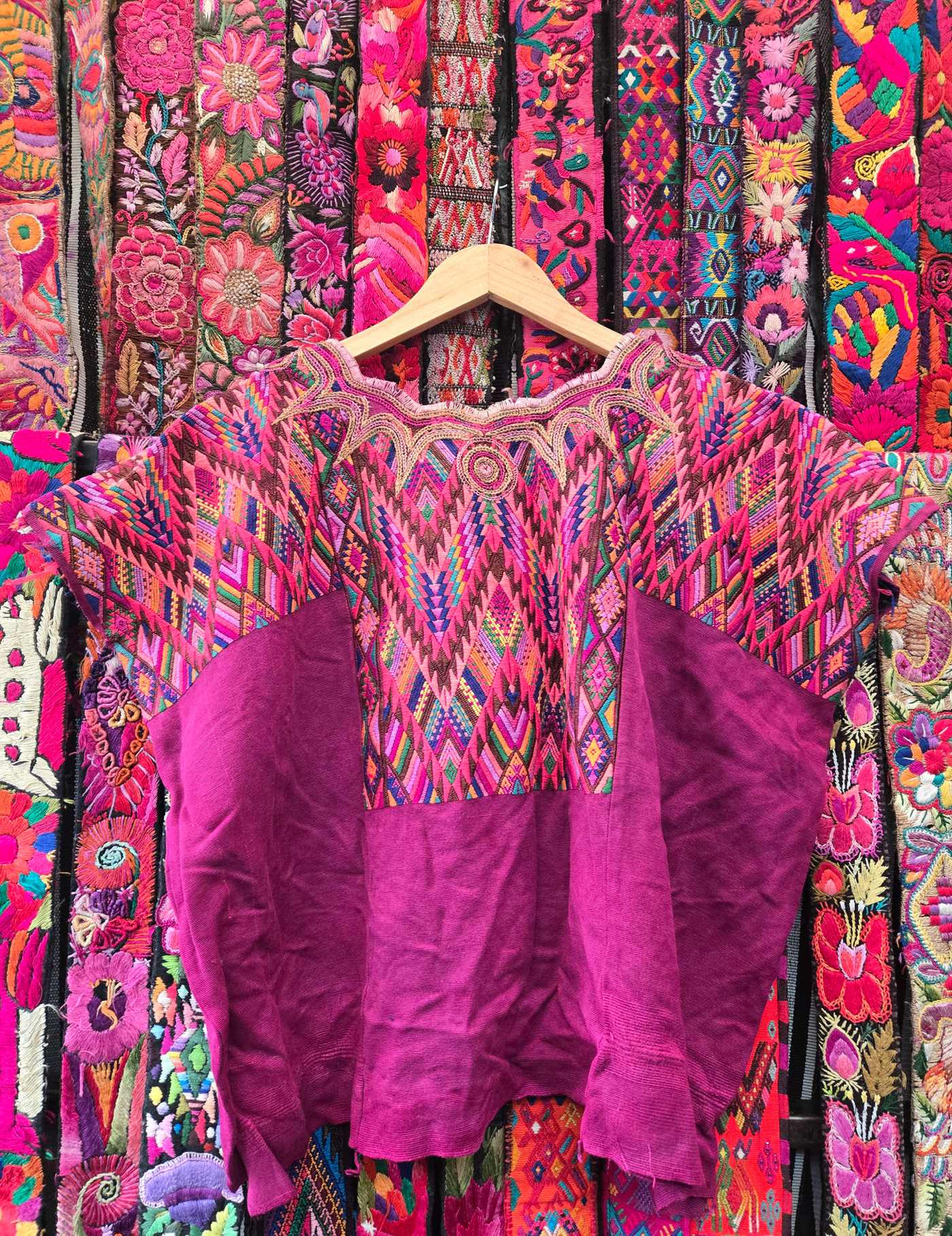 Boysenberry Geometrics Chichicastenango Huipil #10-72