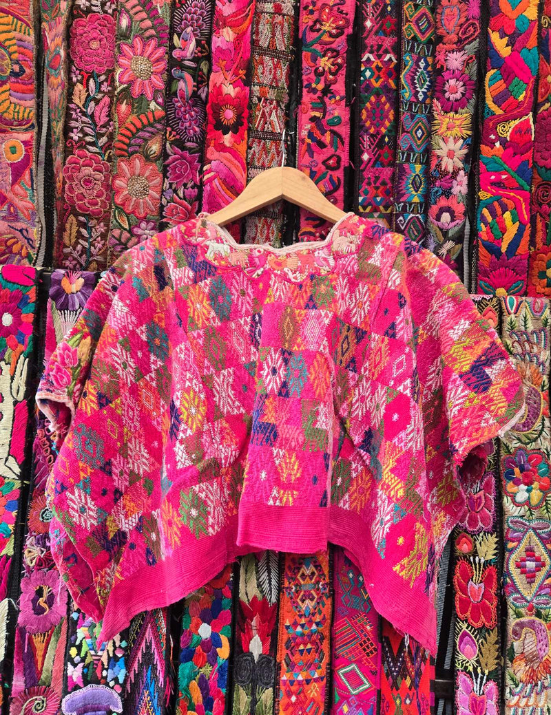 Hot Pink Cobán Huipil #10-79