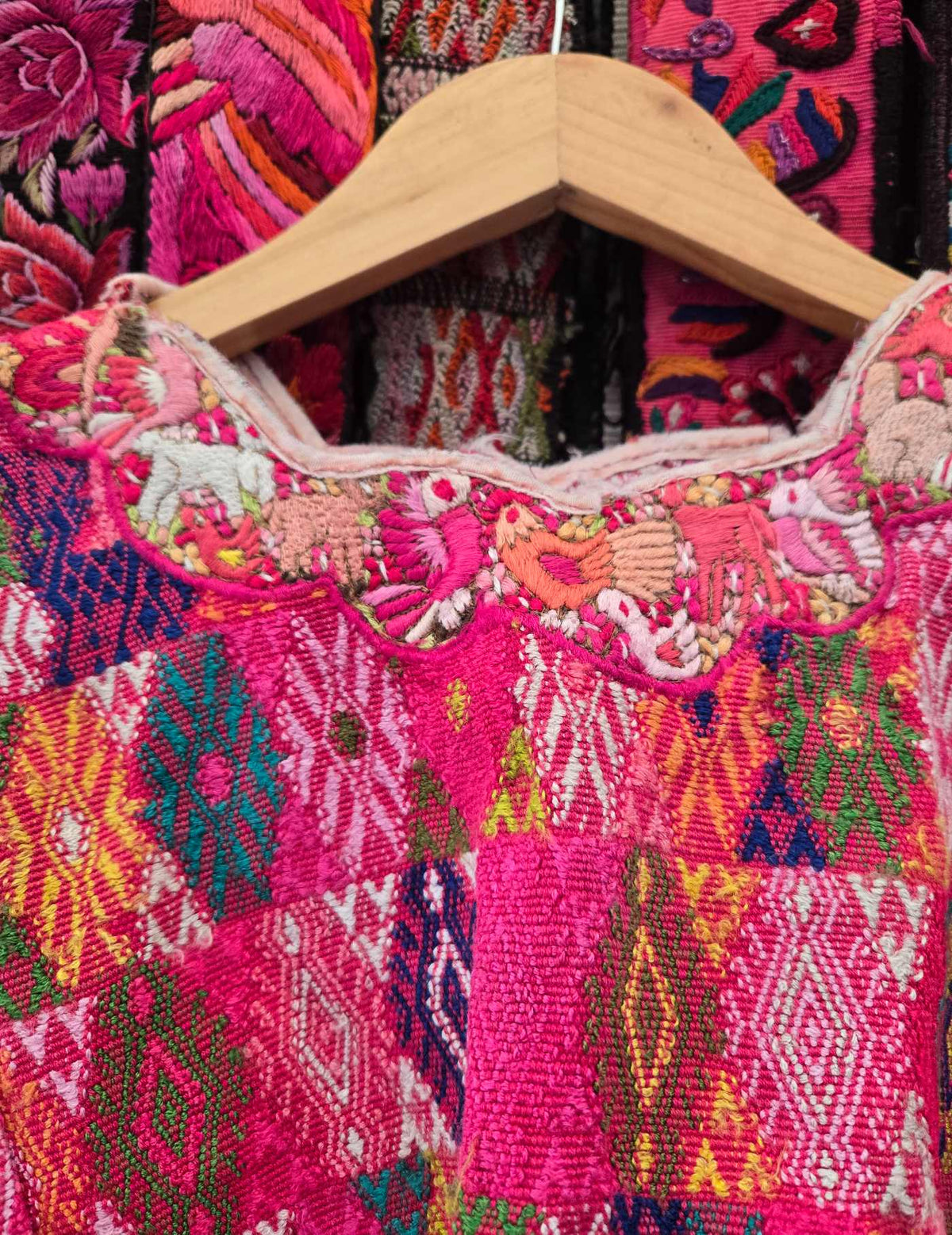 Hot Pink Cobán Huipil #10-79