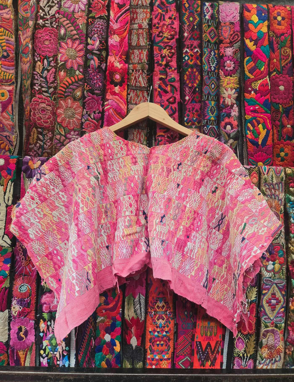Pretty Pink Cobán Huipil #10-91
