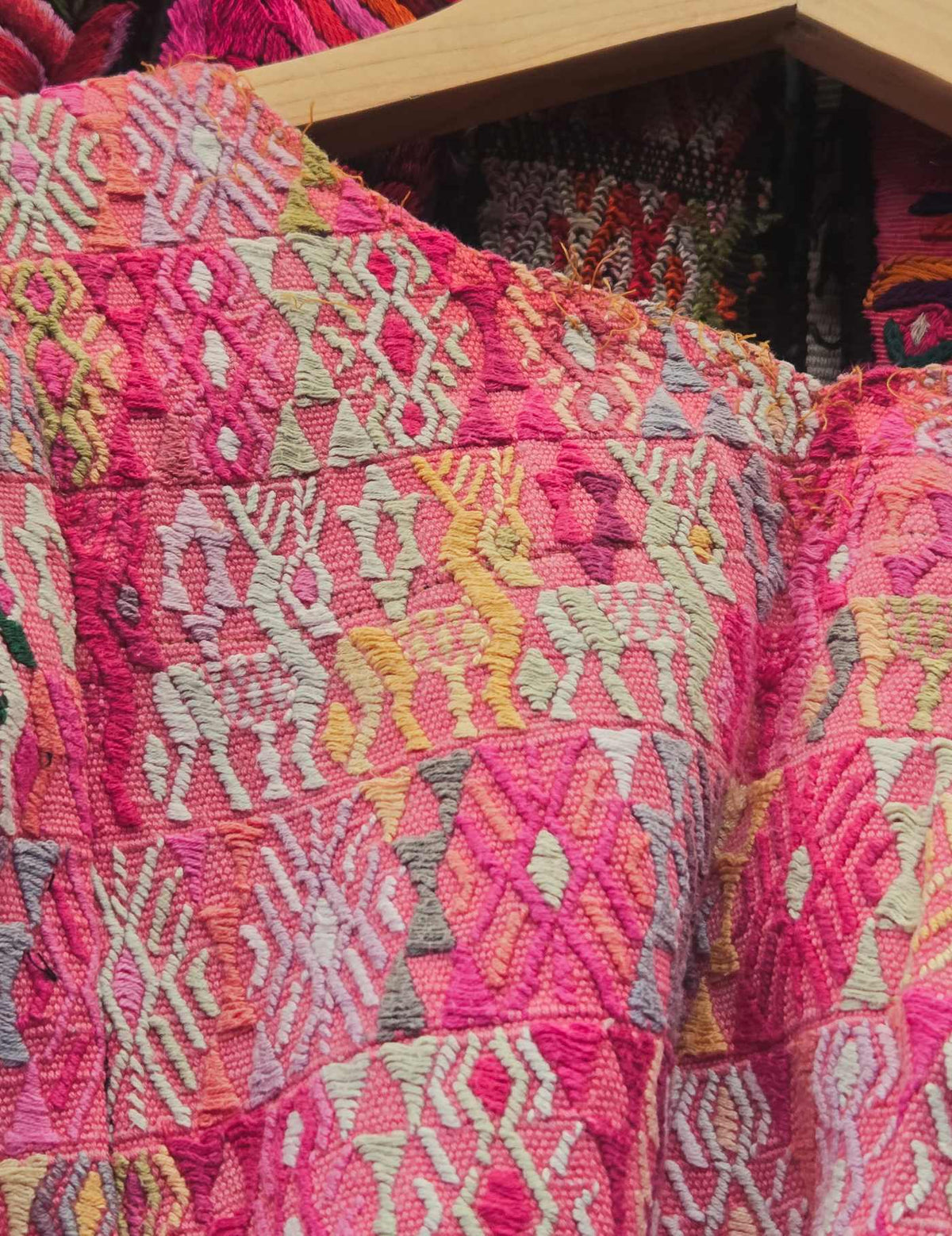 Pretty Pink Cobán Huipil #10-91