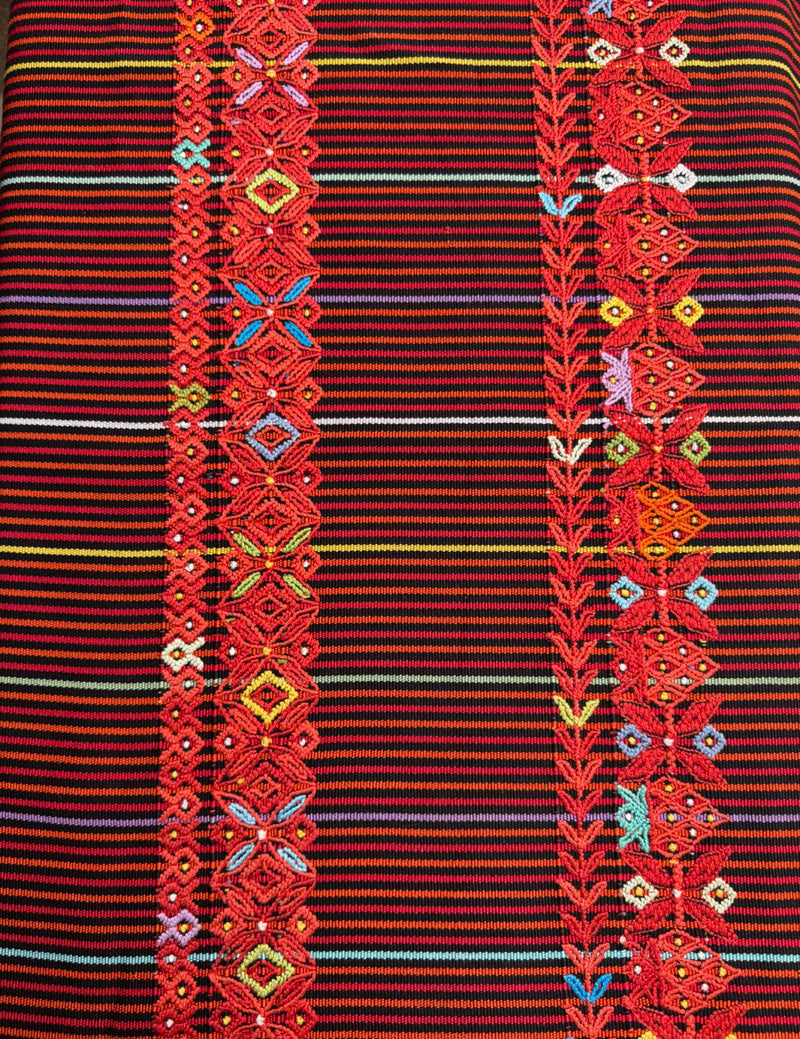 Orange and Red Aguacatán Corte #10-116