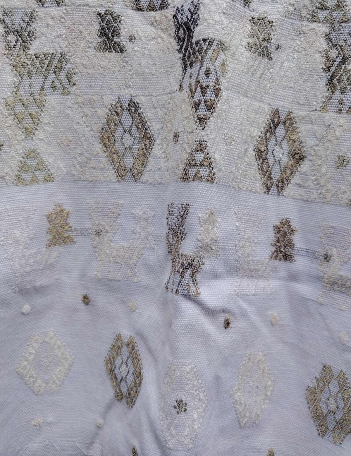 White and Grey Cobán Huipil #10-168