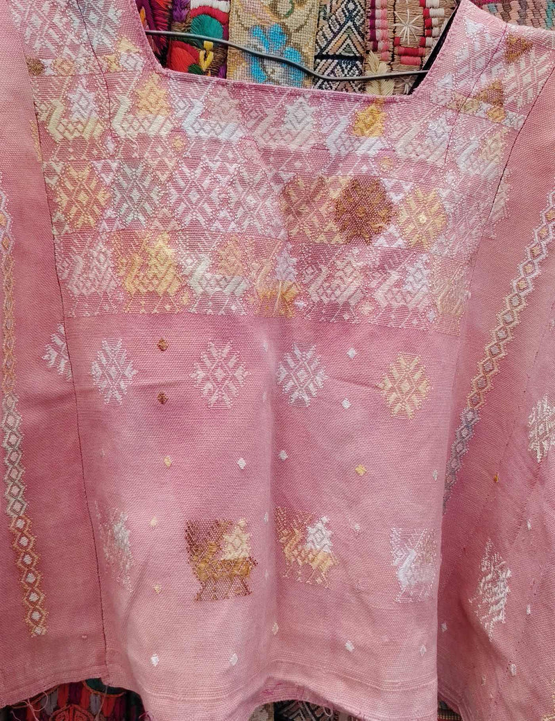 Pale Pink Cobán Huipil #10-206