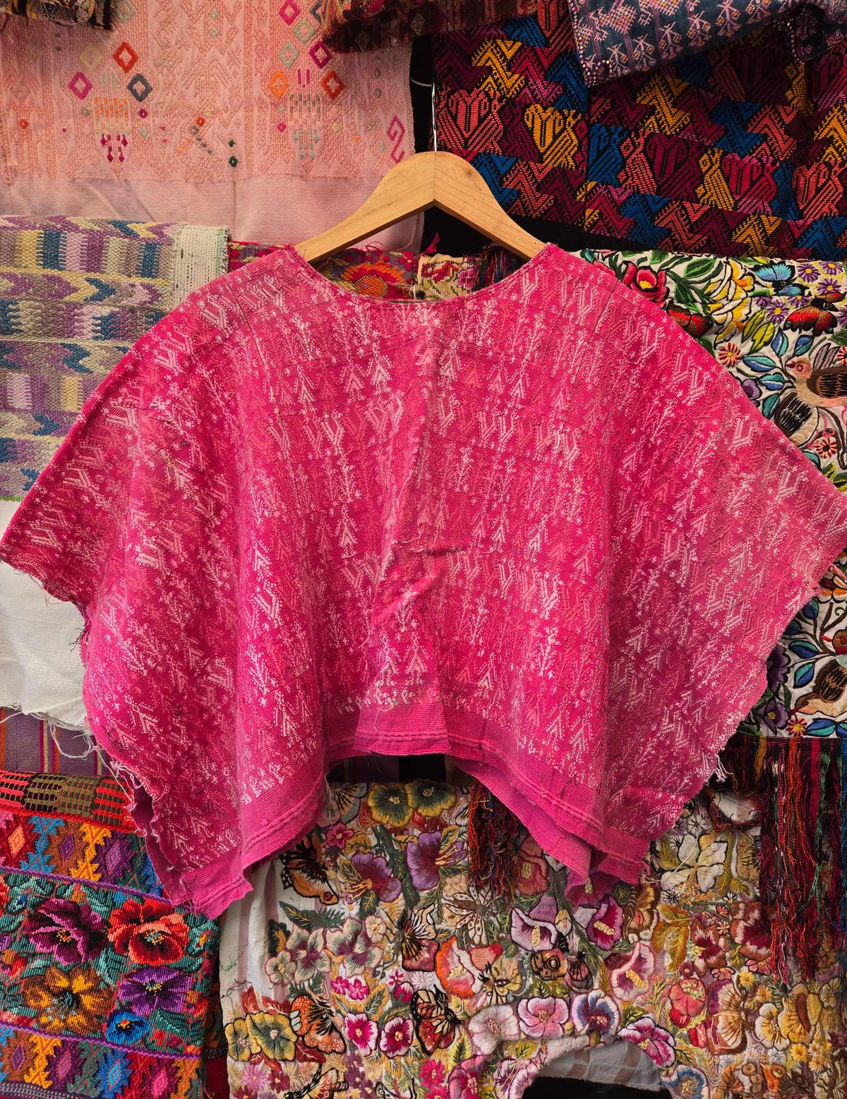 Hot Pink Cobán Huipil #10-223