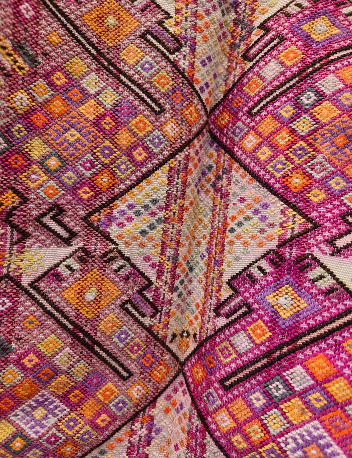 Silk Peacocks Chichicastenango Huipil #10-228