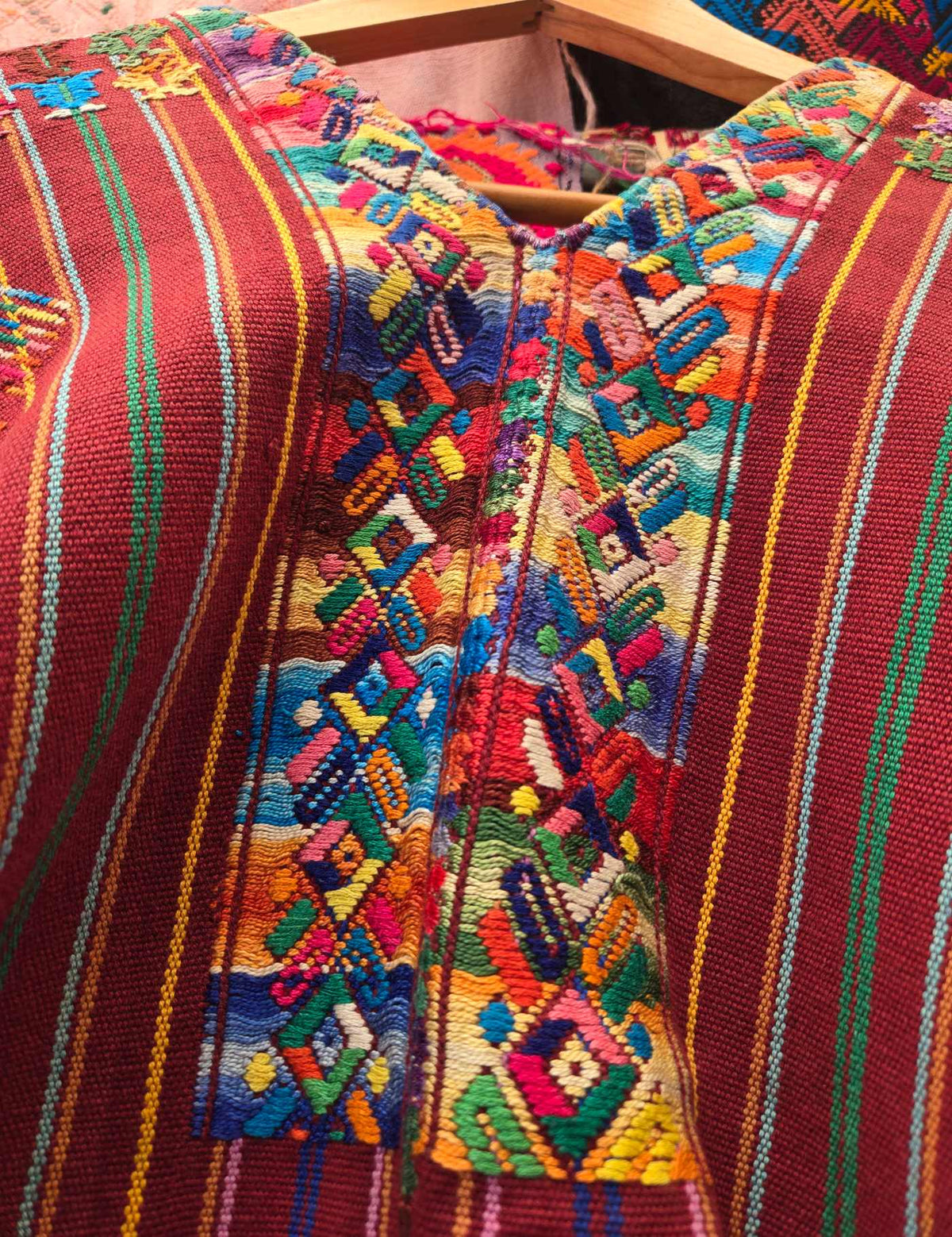 Striped Nahualá Huipil #10-240