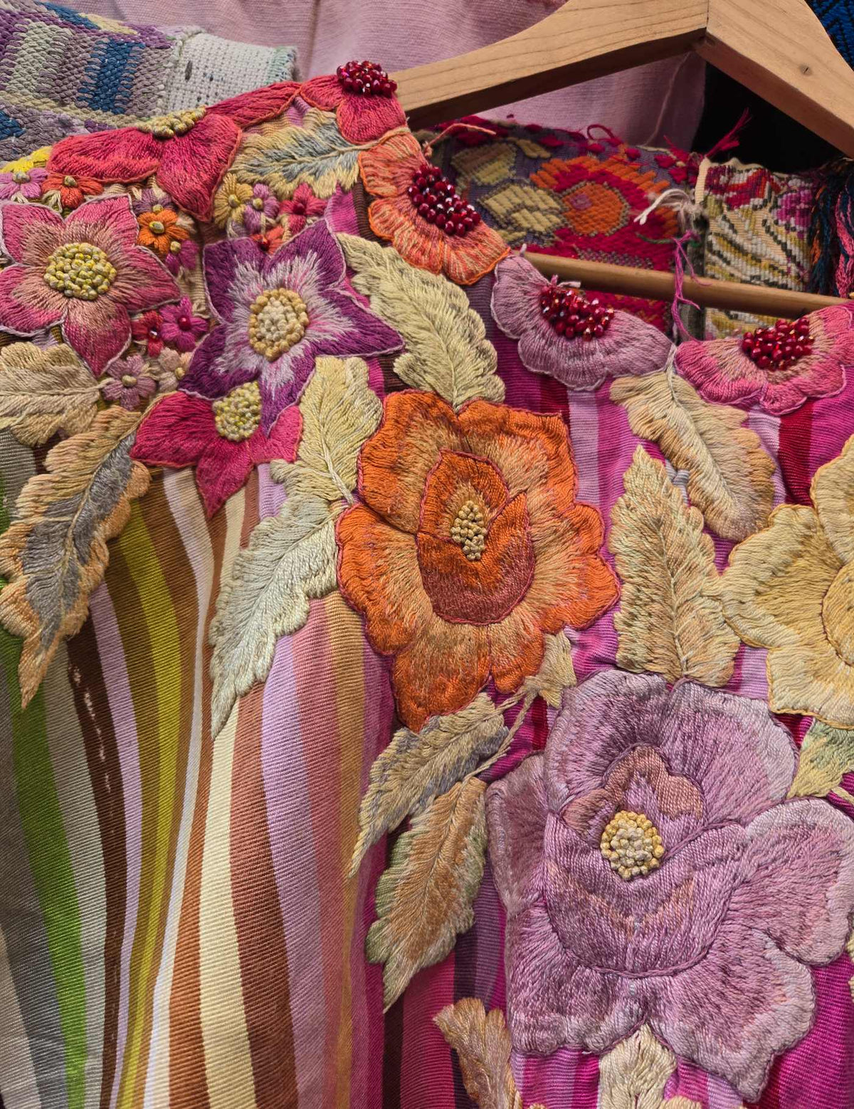 Rainbow Floral Santiago Huipil #10-245