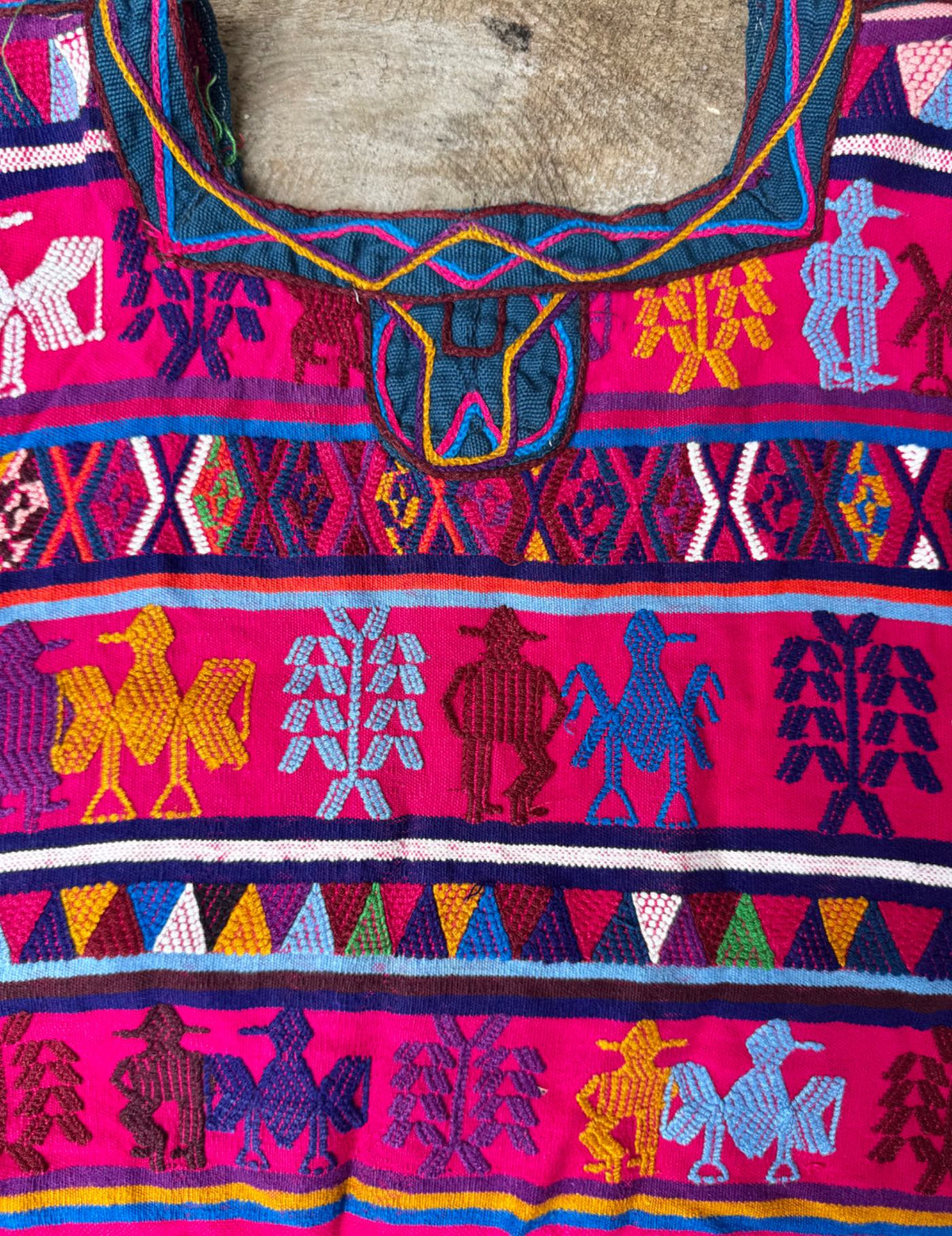 Fuchsia Nebaj Huipil #10-248