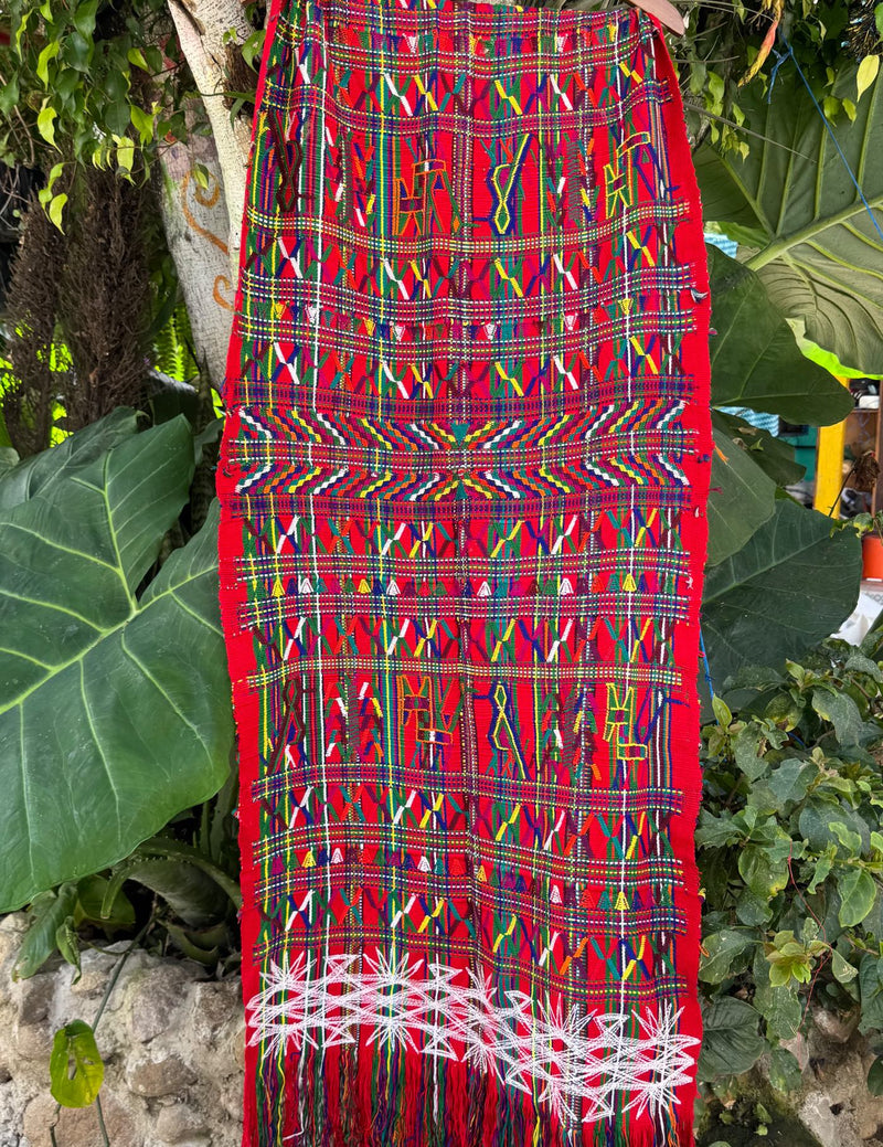 Red Nebaj Tzute #10-252