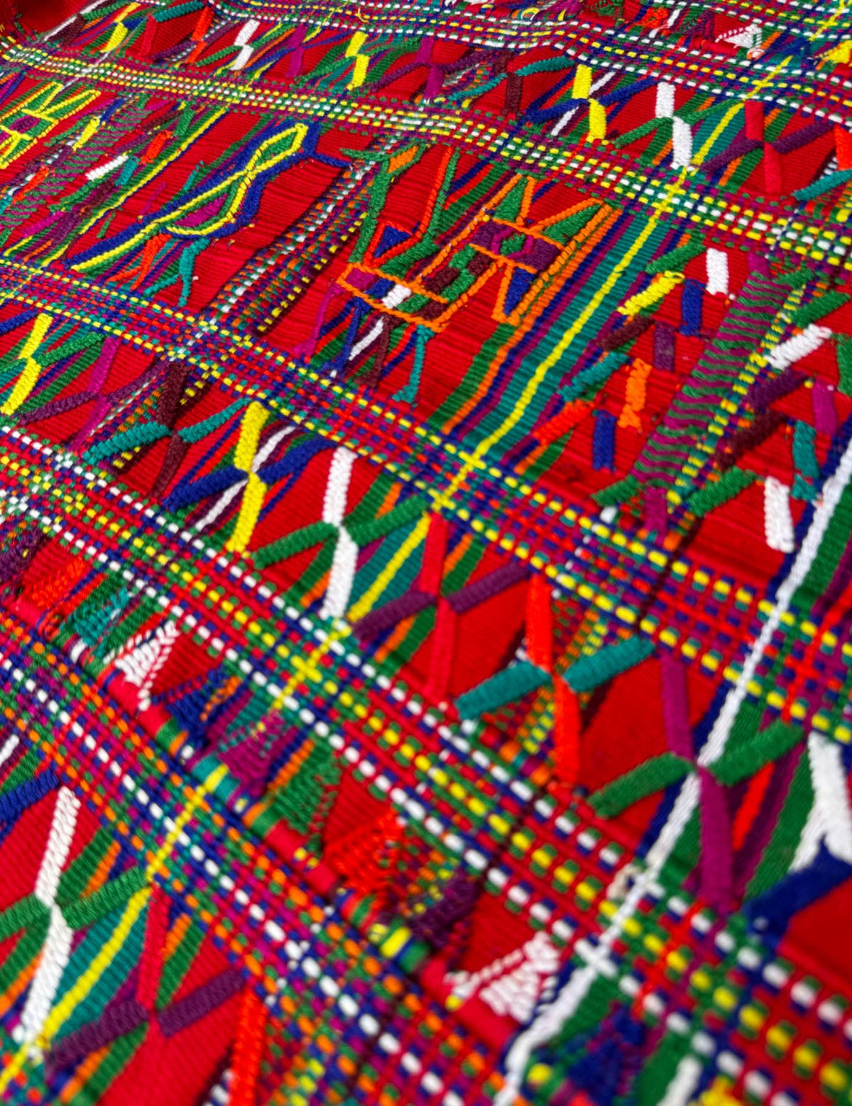 Red Nebaj Tzute #10-252